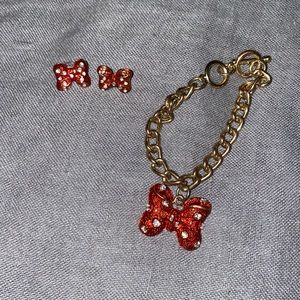 Minnie Mouse Jewelry Set